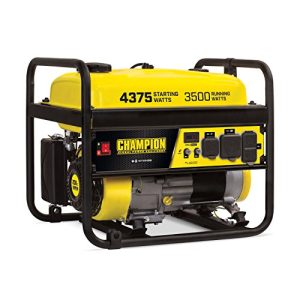 Champion Power Equipment 100555 4375/3500-Watt RV Ready Portable Generator, Yellow/Black, CARB