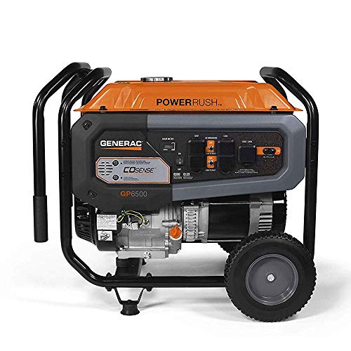 Generac 7683 GP6500 6,500-Watt Portable Generator CARB Compliant