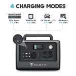 BLUETTI Portable Power Station EB70S, 716Wh LiFePO4 Battery Backup w/ 4 800W AC Outlets (1,400W Peak), 100W Type-C, Solar Generator for Road Trip, Off-grid, Power Outage (Solar Panel Optional)