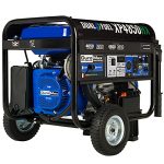 DuroMax XP4850HX Dual Fuel Portable Generator-4850 Watt Gas or Propane Powered Electric Start w/CO Alert, 50 State Approved, Blue