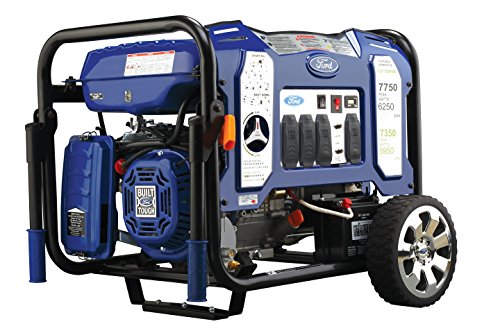 Ford 7,750W Portable Switch & Go Technology and Electric Start, FG7750PBE Dual Fuel Generator