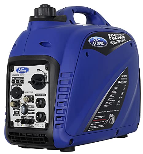 Ford FG2300iS 2300W Silent Series Inverter Generator, Blue | Portable ...