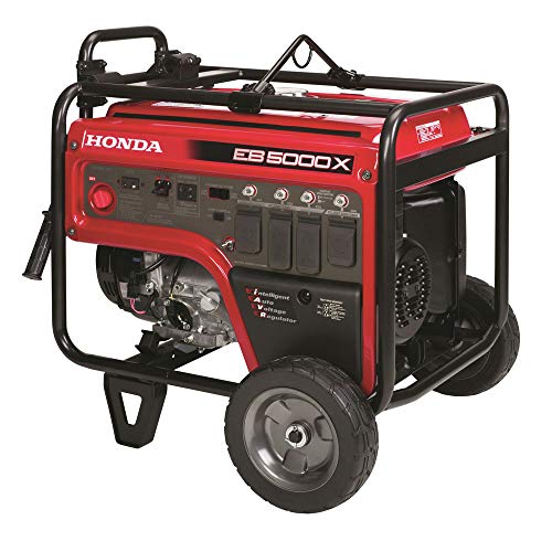 Honda 664310 EB5000X3 120/240V 5000-Watt 6.2 Gallon Portable Generator with Co-Minder
