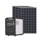 Complete Kit Solar Power Station 4500Wh Lithium Battery 3000W rated output 1500W Solar Power All-in-one Plug n Play Solar Generator