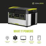 Goal Zero Yeti Portable Power Station - Yeti 1000X w/ 983 Watt Hours Battery Capacity, USB Ports & AC Inverter - Rechargeable Solar Generator for Camping, Travel, Outdoor Events, Off-Grid & Home Use