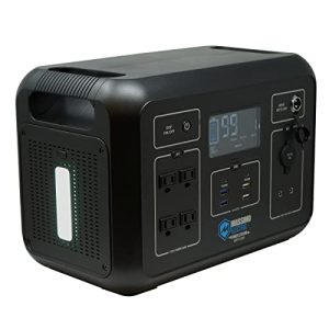 Portable Power Station | Massimo Back up Battery with Built-in AC/DC/USB Outlets| CPAP Power Supply, Solar Generator (Solar Panel Not Included) (1200W)