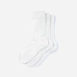 The Organic Cotton Ribbed Crew Sock 3-Pack