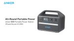 Anker 535 Portable Power Station, 512Wh Solar Generator (Solar Panel Optional) with LiFePO4 Battery Pack, 500W 9-Port Powerhouse, 4 AC Outlets, 60W USB-C PD Output, LED Light for Outdoor Camping, RV