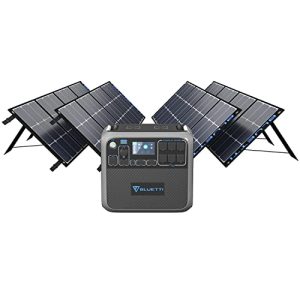 BLUETTI AC200P Portable Power Station with Solar Panel Included 2000W 2000Wh Solar Generator