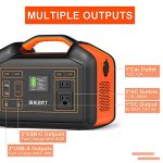 BULLBAT Portable Power Station Pioneer 500, 504Wh Lithiu m Battery Powered Outlet with 500W AC, Solar Power Generators with MPPT, Backup Power Supply for Outdoor & Indoor