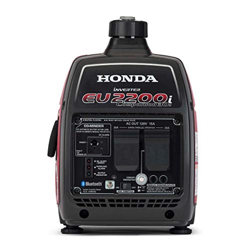 Honda EU2200ITAN1 2200-Watt 120-Volt Companion Super Quiet Portable Inverter Generator with CO-Minder - 49-State