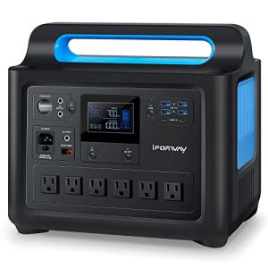 IFORWAY Portable Power Station, 1288Wh UPS Backup LiFePO4 Battery (T-REX-1000)