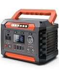 PROGENY 300W Portable Power Station, 299Wh/80818mAh Solar Generator, Regulated DC Output Backup Battery with Pass-Through Charging AC Outlet, Pure Sine Wave, LED Light Power Station for CPAP Camping
