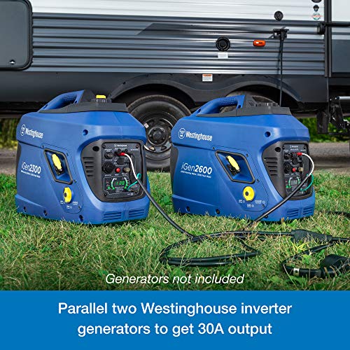 Westinghouse Outdoor Power Equipment 30 Amp Inverter Generator Parallel Cord, 30A