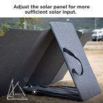 EF ECOFLOW 160 Watt Portable Solar Panel for Power Station, Foldable Solar Charger with Adjustable Kickstand, Waterproof IP68 for Outdoor Camping RV Off Grid System