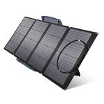 EF ECOFLOW 160 Watt Portable Solar Panel for Power Station, Foldable Solar Charger with Adjustable Kickstand, Waterproof IP68 for Outdoor Camping RV Off Grid System