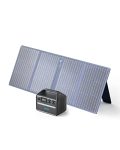 Anker 535 Solar Generator, Powerhouse 512Wh with 100W Solar Panel, Power Station with LiFePO4, 4 * 110V AC Outlets, 60W USB-C PD Output, LED Light for Outdoor Camping, RV, Power Outage(Anker Solix)