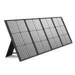BALDR 120W Portable Solar Panel for Jackery/ECOFLOW/Flashfish/ROCKPALS Power Station Generator, Foldable Solar Cell Charger with 2 USB Ports & 18V DC Output for RV Boat Car ,Black