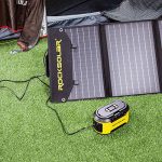 ROCKSOLAR 100 Watt 12V Foldable Solar Panel Kit - Monocrystalline Cell Solar Battery Charger with Multiple 12V DC/USB/USB C PD Outlets - IPX4 Waterproof Portable Starter Kit for Home, RV, Camping