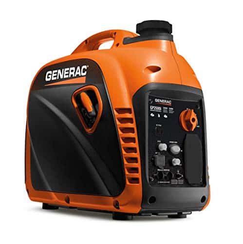 Generac GP2500i Inverter Generator, Orange, Black