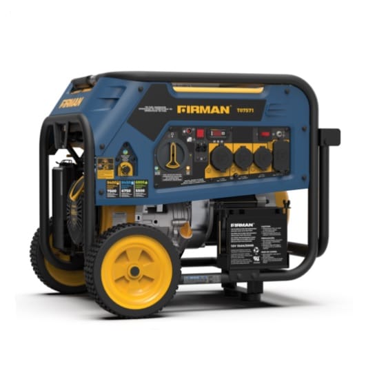 Tri fuel generators - Firman Tri-fuel portable generator T07571