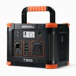 Portable Power Station 300W (Peak 600W), GRECELL 288Wh Solar Generator with 60W USB-C PD Output, 110V Pure Sine Wave AC Outlet Backup Lithium Battery for Outdoors Camping Travel Hunting Home Blackout
