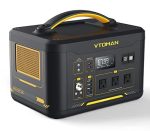 VTOMAN Jump 1500X Portable Power Station 1500W (3000W Peak), 828Wh LiFePO4 (LFP) Battery Powered Generator with Expandable Capacity, 3x Pure Sine Wave 1500W AC Outlets, 2xPD 100W, 3x Regulated 12V DC