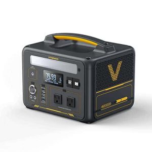VTOMAN Jump 600X Portable Power Station 600W (1200W Peak), 299Wh LiFePO4 (LFP) Battery Powered Generator with 2x 110V/600W AC Outlets, 60W PD, Regulated 12V DC Output for RV/Van Camping & Home Backup