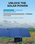 BLUETTI Portable Power Station EB3A, 268Wh LiFePO4 Battery Backup w/ 2 600W (1200W Surge) AC Outlets, Recharge from 0-80% in 30 Min., Solar Generator for Outdoor Camping (Solar Panel Optional)