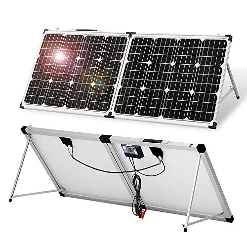 DOKIO Portable Foldable 100W 18v Solar Suitcase Monocrystalline