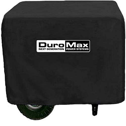 DuroMax XP5500HX Dual Fuel Portable Generator-5500 Watt Gas or Propane Powered Electric Start w/CO Alert 50 State Approved Blue & XPSGC Generator Cover For Models XP4400 and XP4400E,Black