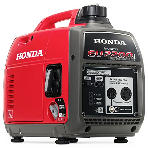 Honda EU2200i 2200W 120-Volt Portable Inverter Generator with Companion and Parallel Cables