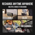 Litheli Portable Power Station B300, 336Wh Backup Lithium Battery, 300W Pure Sine Wave AC Outlets with 100W PD Fast Charging, Litheli Solar Generator for Outdoor Camping, Emergency.