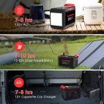 MARBERO 200W Portable Power Station 148Wh Camping Solar Generator Laptop Power Bank with AC Outlet 110V, DC, USB QC3.0, LED Flashlights for CPAP Home Outdoor Trip Emergency Backup