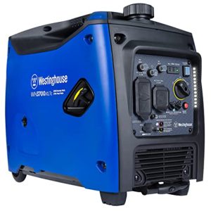 Westinghouse Outdoor Power Equipment 3700 Peak Watt Super Quiet Portable Inverter Generator, Wheel & Handle Kit, RV Ready 30A Outlet, Gas Powered, CO Sensor, Parallel Cord Included