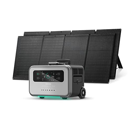SuperBase Pro 2000 with 2X 200W Solar Panel