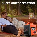AIVOLT 1600W Super Quiet Inverter Generator, Ultra Lightweight Gas Powered Portable Generator for Camping & Home Use, EPA Compliant