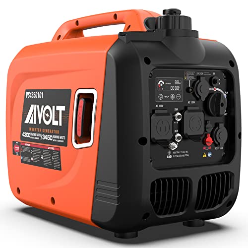 AIVOLT Inverter Generator 4300W Gas Powered Portable Generator