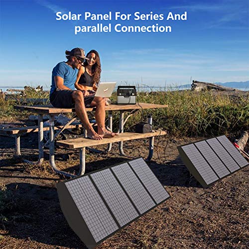 ALLPOWERS 700W Power Station with Solar Panel Included, 606Wh Solar Generator with Portable Solar Panel 18V 140W for Camping 12V Battery Laptop Phone RV Christmas Lights