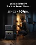 Anker PowerHouse 767 Portable Power Station, 2400W Solar Generator with 6× Longer Lifespan LiFePO4 Batteries, GaNPrime PowerHouse 2048Wh Generator for Home, Outdoor Camping, RV (Solar Panel Optional) (Renewed)