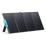 BLUETTI Solar Panel PV120, 120 Watt for Portable Power Station EB3A/EB55/EB70S/AC200P/AC200MAX/AC300, Foldable Solar Charger with Adjustable Kickstands for RV, Camping, Blackout