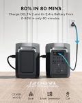 EF ECOFLOW DELTA 2 Portable Power Station Extra Battery, 1kWh Added Capacity for Home Backup Power, Portable Battery to Power Multiple Heavy-Duty Devices