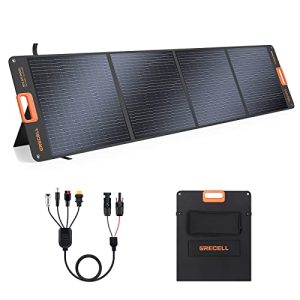 GRECELL-200W-Portable-Solar-Panel-for-Power-Station-Foldable-Solar-Charger-w-4-Kickstands-IP65-Waterproof-Solar-Panel-Kit-w-MC-4-DC-XT60-Anderson-Aviation-Output-for-Outdoor-RV-Camper-Blackout-0