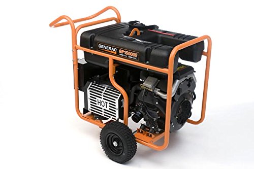 Generac 5734 GP15000E 15000-Watt Gas-Powered Portable Generator - Durable Design and Reliable Power for Emergencies and Recreation - Emergency Backup Power and Job Sites - 49 State Compliant