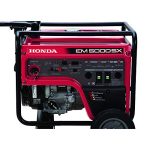 Honda 663640 EM5000SX 120V/240V 5000-Watt 389cc Portable Generator with Co-Minder