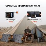 NURZVIY Solar Generator 1500 Pro, 1536Wh Backup Lithium Battery Discover 1500, w/ 2 Solar Panels 100W 22.6% Cell Efficiency, 200W in Total, for Outdoor Camping Travel Emergency