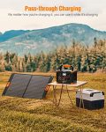 GRECELL 999Wh Solar Generator 1000W, Portable Power Station with 60W USB-C PD Output, 110V Pure Sine Wave AC Outlet Backup Lithium Battery for Outdoors Camping Travel Hunting Home (Peak 2000W)