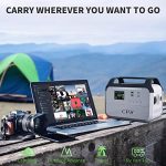 XYT-TECH Portable Power Station - Super Fast Charge - Fully charged in 50 minutes, 288Wh 800W Pure Sine Wave AC Outlet for Outdoors Camping Travel Hunting Emergency - Detachable & Expandable