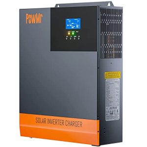 3000W Solar Inverter 24V to 120V, Max.PV Input 4KW,450V VOC,Pure Sine Wave Power Inverter Built-in 80A MPPT Controller and 40A AC Charger for Home, RV, Off-Grid Solar System