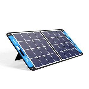 XTAR sp100 100w Portable Solar Panel Solar Power, Foldable Solar Panel Single Panel Solar Power Panel for Power Station Solar Generator RV Solar Camping not Included Independent EU4S Charger